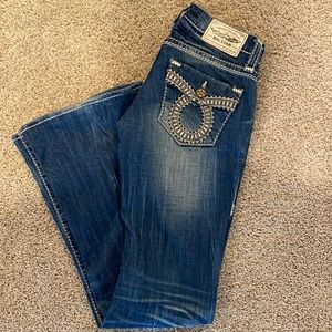 Big Star “sweet flare” boot leg jeans 26L